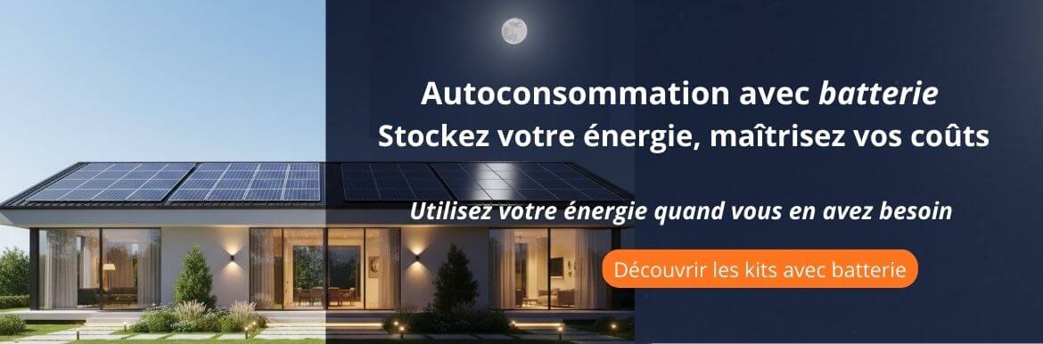 Kit solaire autoconsommation avec batterie